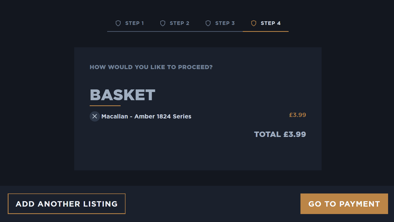 Whisky Locker Basket