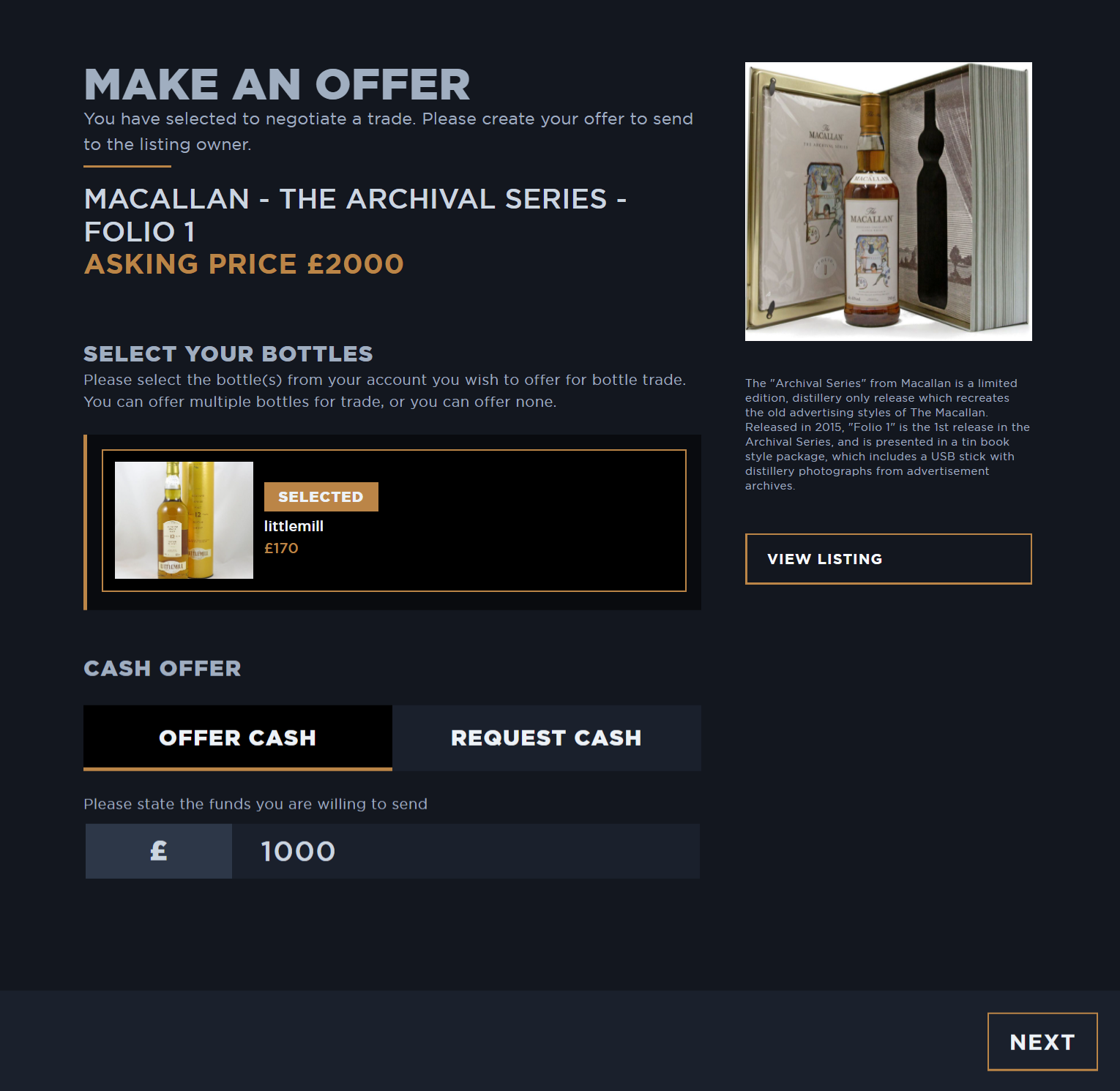 Whisky Locker Once you are happy